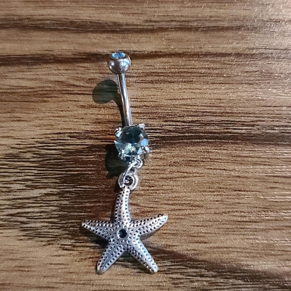 Starfish bellybutton ring
